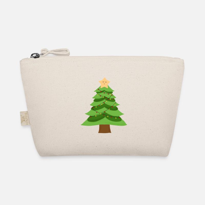 Kleiner Weihnachtsbaum - Bio-Täschchen - Natur