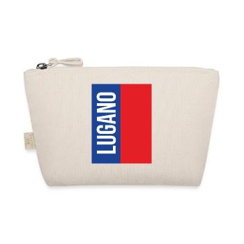 Lugano Souvenir T-Shirt Tessin - Bio-Täschchen - Natur - Vorne