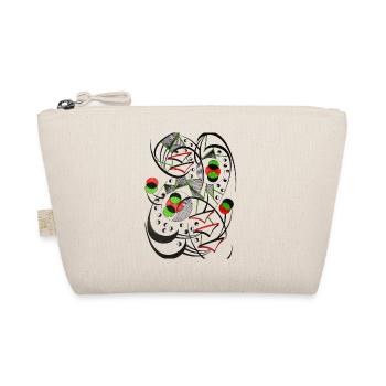 Circle Lines Chaos Abstract - Organic Pouch - nature - Front
