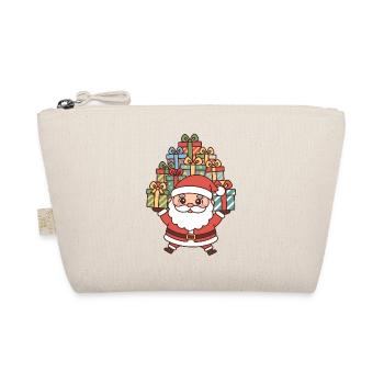 Weihnachtsmann Nikolaus - Bio-Täschchen - Natur - Vorne