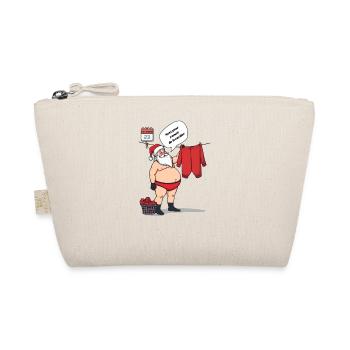 Santa Claus does the laundry - Organic Pouch - nature - Front