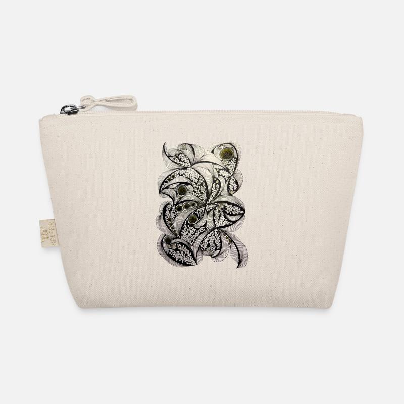 Leaf Swirl Ornament Organic Pouch