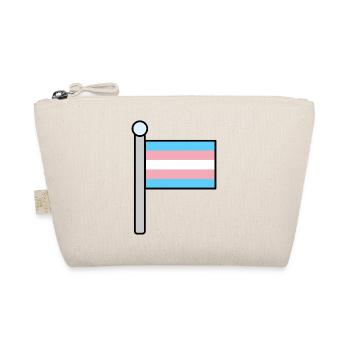 Trans Pride-Flagge - Bio-Täschchen - Natur - Vorne