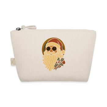 Vintage Weihnachtsmann Design Retro Liebhaber  - Bio-Täschchen - Natur - Vorne