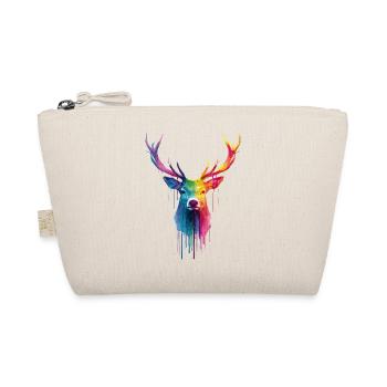 Deer Deer Antlers - Organic Pouch - nature - Front