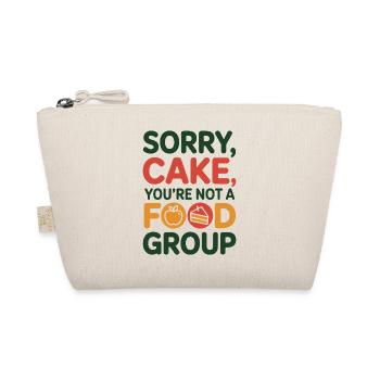Sorry Cake Not A Food Group Dietitian Expert  - Organic Pouch - nature - Front