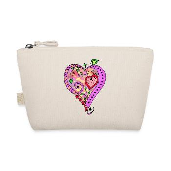 Heart - Organic Pouch - nature - Front