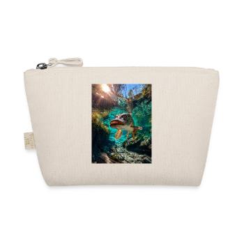 Pike in clear water - Organic Pouch - nature - Front