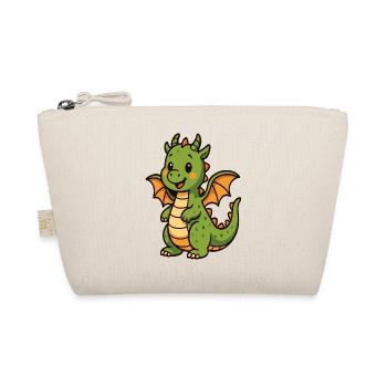 Little dragon in comic style - Organic Pouch - nature - Front