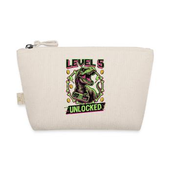 Level 5 Unlocked T-Rex - Bio-Täschchen - Natur - Vorne