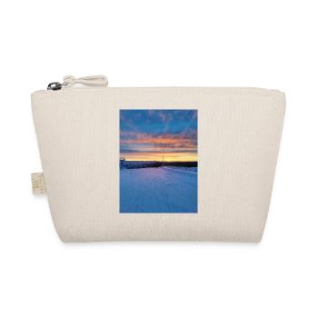 Sunset in a winter landscape - Organic Pouch - nature - Front