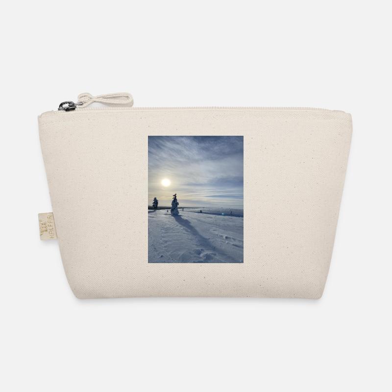 Winter landscape in the sun Organic Pouch