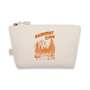 Summertime Nature Silhouette - Organic Pouch - nature - Front
