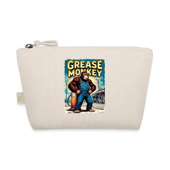 GreaseMonkey Retro Street Art - Bio-Täschchen - Natur - Vorne