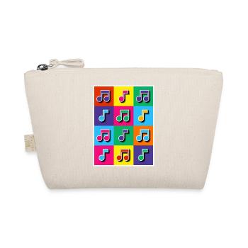 Mosaïque de notes musicales Pop Art - Trousse biologique - nature - Devant