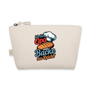 Grandpa Bakes Bread Humor - Organic Pouch - nature - Front