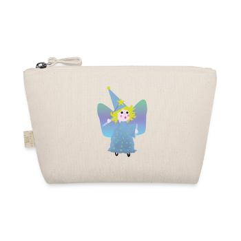 Little Fairy Magician with Stars - Organic Pouch - nature - Front
