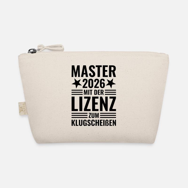 Master 2026 mit der Lizenz zum Klugscheißen Bio-Täschchen