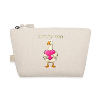 Oie aux œufs d’amour avec cœur Saint-Valentin - Trousse biologique - nature - Devant