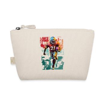 Joueur de football américain USA Amérique Sports Rétro - Trousse biologique - nature - Devant