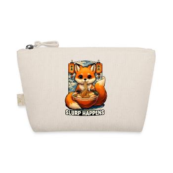 Kawaii Cat Ramen Noodles Anime Cat - Organic Pouch - nature - Front