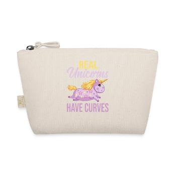 Real Unicorns have curves - Bio-Täschchen - Natur - Vorne