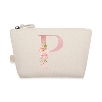 P Floral Pastel - Organic Pouch - nature - Front