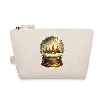 Snow globe Paris: Eiffel Tower in the snow - Organic Pouch - nature - Front