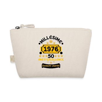 Vintage 1976 50 Jahre Geburtstag, Vintage 1976 - Bio-Täschchen - Natur - Vorne
