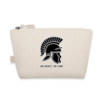 Black Warrior Helmet Without Mercy - Organic Pouch - nature - Front