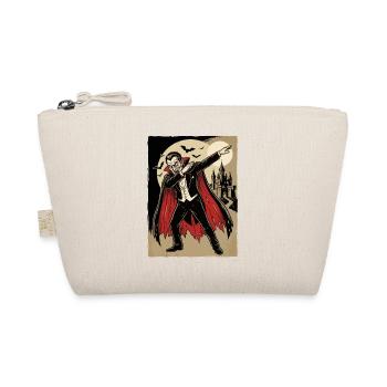 Dabbing Vampire – Funny Horror Cartoon - Organic Pouch - nature - Front