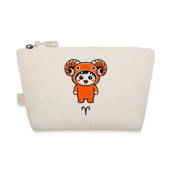 Signe du zodiaque Bélier dans le style kawaii - Trousse biologique - nature - Devant
