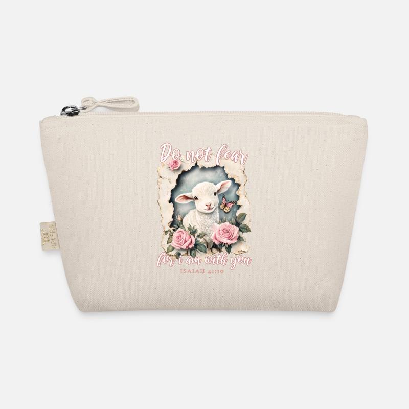 Lamb with Bible Verse Organic Pouch