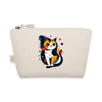 Pop Art Cat Cosmos Digital Art Motif - Organic Pouch - nature - Front