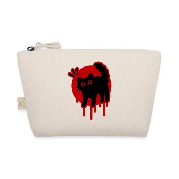 Kater Katze - Bio-Täschchen - Natur - Vorne