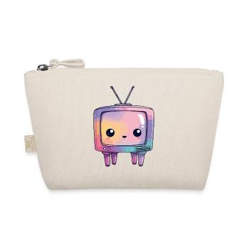 Pastel TV Kawaii Rétro - Trousse biologique - nature - Devant