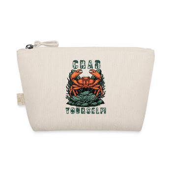 Vintage Crab Yourself Crab Humor - Organic Pouch - nature - Front