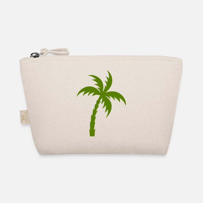 Palm Tree Silhouette Tropical Style Organic Pouch