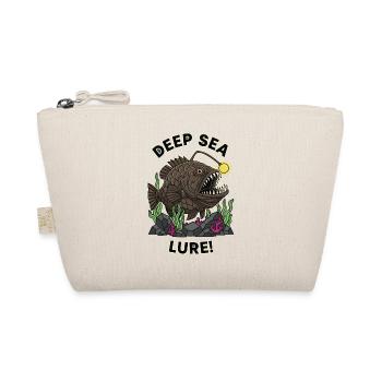 Abyssal Anglerfish Deep Sea Lure Humour - Organic Pouch - nature - Front