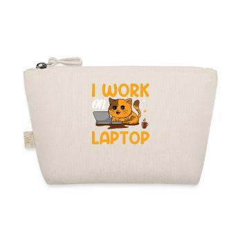 Travail sur le chat sur ordinateur portable - Trousse biologique - nature - Devant