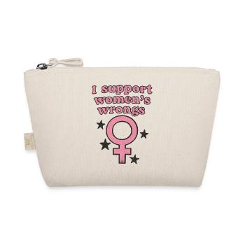 Emblème de Vénus rose pour les droits des femmes - Trousse biologique - nature - Devant