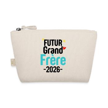 Ich werde Big Brother 2026 Junge Future Big sein - Bio-Täschchen - Natur - Vorne