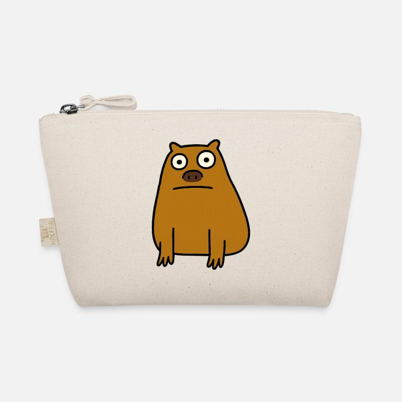 Ugly Capybara - Bio-Täschchen - Natur