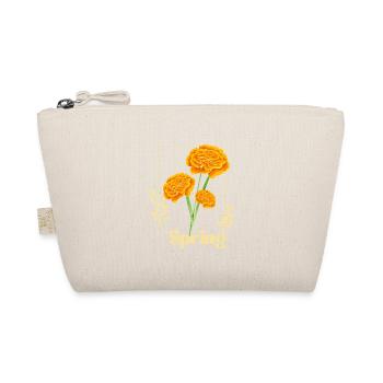 Spring Flowers Orange - Organic Pouch - nature - Front