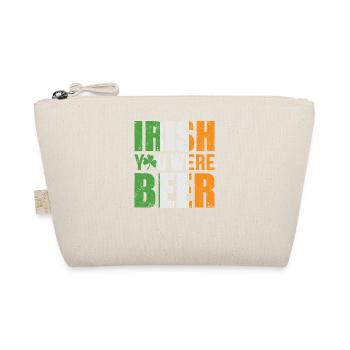 Irish You Were Beer St. Patrick´s Day Design - Bio-Täschchen - Natur - Vorne