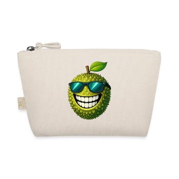 Cooler Guarana Cartoon Sommerfrucht Grinsen Cool - Bio-Täschchen - Natur - Vorne