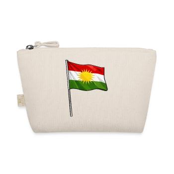 Kurdistan Flag Sunstar - Organic Pouch - nature - Front