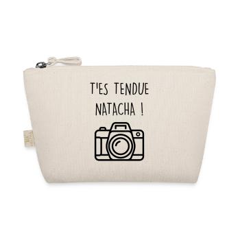 Dikkenek Appareil photo t'es tendue Natacha culte - Trousse biologique - nature - Devant