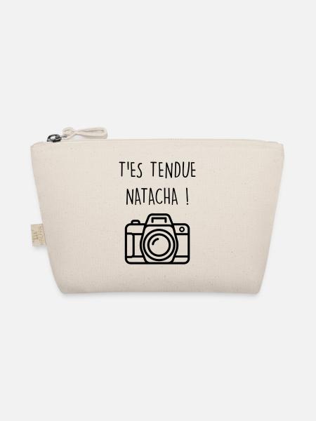 Dikkenek Appareil photo t'es tendue Natacha culte - Trousse biologique - nature - Devant