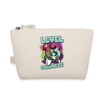 Level 13 Complete Gaming Splash years old - Organic Pouch - nature - Front